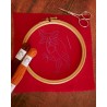 La chouette : Kit de broderie médiévale pour débutant