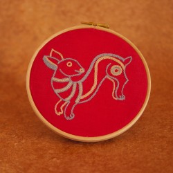 Kit de broderie débutant : Le Lapin