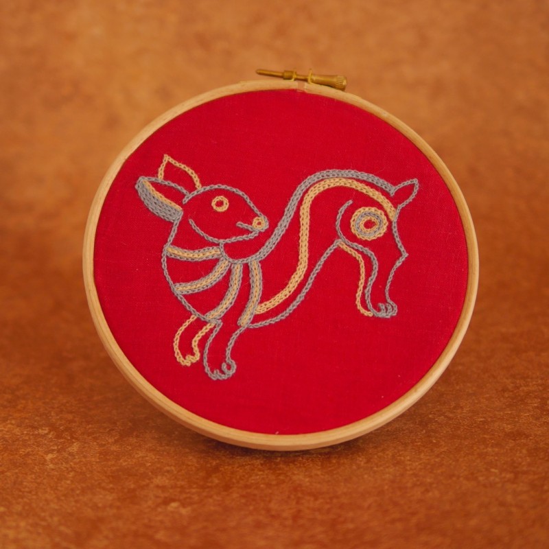 Kopie van Kit de broderie débutant : Le Dragon