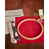 L'Éléphant : Kit de broderie médiévale pour débutant