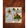 Troie - Kit de broderie d'une carte marine