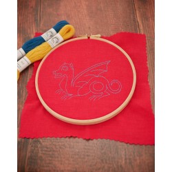 Kit de broderie débutant : Le Dragon