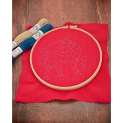 Kit de broderie débutant : La Licorne