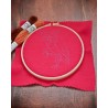 La chouette : Kit de broderie médiévale pour débutant