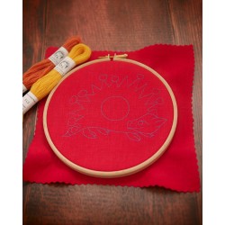 L'Éléphant : Kit de broderie médiévale pour débutant