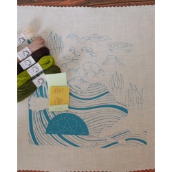 Kopie van Troie - Kit de broderie d'une carte marine