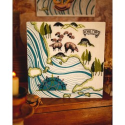 Kopie van Troie - Kit de broderie d'une carte marine