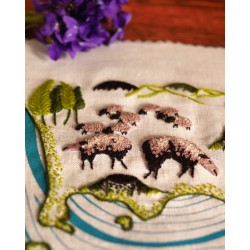 Kopie von Troie - Kit de broderie d'une carte marine