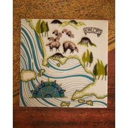 copia di Troie - Kit de broderie d'une carte marine