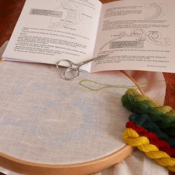 Kit de broderie médiévale avancée : le Gardien