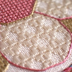 Kit de broderie blanche : La Rose