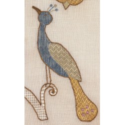 Kit de broderie blanche : Le Jardin aux oiseaux