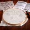 Kit de broderie noire : l'arbre de vie