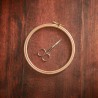 Tambour de broderie en bois