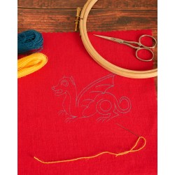 Kit de broderie débutant : Le Dragon